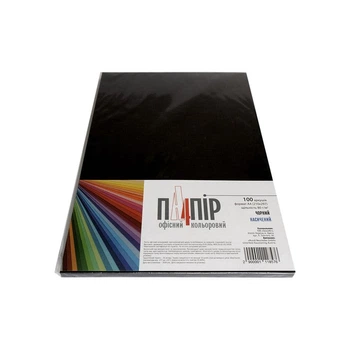 Папір А4 Mondi IQ Color B100 чорний 100 арк.
