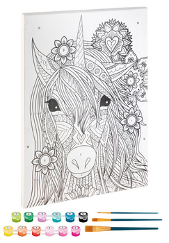 Malowanie po numerach Grafix Unicorn 30 x 40 cm (8715427077642)