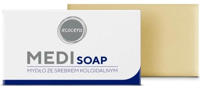 Mydło do mycia ciała i rąk Ecocera Medi Soap ze srebrem koloidalnym antybakteryjne 100 g (5908217993205)