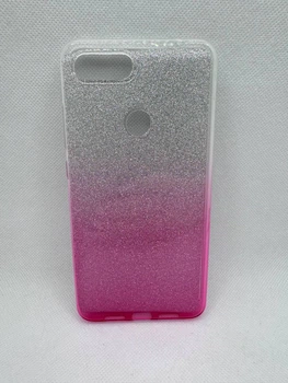 Силиконовый чехол Fashion Case Gradient для Xiaomi Mi 8 Lite Розовый