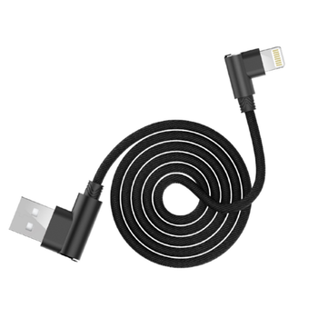 Кабель AWEI Lightning L-Type CL-34 1.5m 2.4A black
