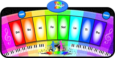 Mata muzyczna Madej Piano Rainbow (5903631406461)