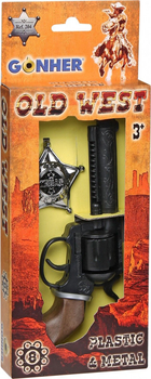 Rewolwer Pulio Gonher Old West with Sheriff's Badge (8410982020408)