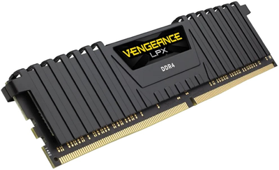 Оперативна пам'ять Corsair DDR4-3200 65536MB PC4-25600 (Kit of 4x16384) Vengeance LPX Black (CMK64GX4M4E3200C16)