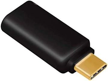 Adapter audio LogiLink USB-C 3.2 (M) / mini-jack 3.5 mm (F) Czarny (4052792057256)
