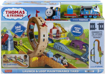 Zestaw do zabawy Fisher-Price Thomas and Friends Launch And Loop Maintenance Yard 14 szt (0194735089130)