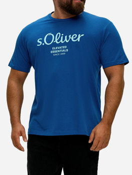 Koszulka męska s.Oliver 10.3.16.12.130.2148697-56D1 3XL Niebieska (4099975054329)