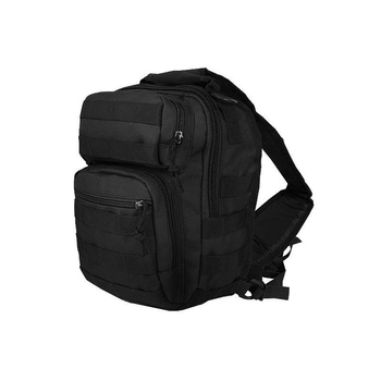Рюкзак-сумка на одне плече Mil-Tec 9 л чорний 14059102