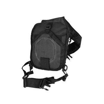 Рюкзак-сумка на одне плече Mil-Tec 9 л чорний 14059102