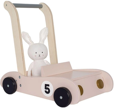 Chodzik Jabadabado Activity Wagon Bunny Różowy (7350018360614)