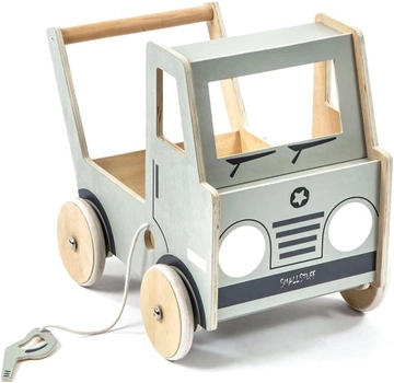 Дитячі ходунки - каталка Smallstuff Roller Trolley Сірі (5712352073360)