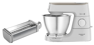 Кухонна машина KENWOOD KVC65.001WH + Насадка для приготування пасти KENWOOD KAX984ME (комплект)