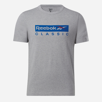 Koszulka męska bawełniana Reebok Gs Reebok Classic Ss 100071169 M Szara (4066761060840)