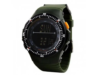 Мужские спортивные наручные часы Skmei Carbon 0989 (Green)