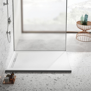 Душовий піддон Geberit Sestra, 120x80, білий камінь (550.254.00.2)