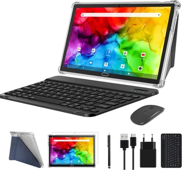 Планшет 10" ‎Zonko K118 4/64Gb 4G 2-SIM 8 ядер Android 11 6580 mAh + Чехол