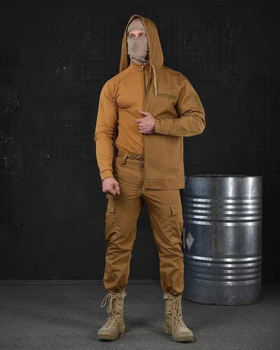 Тактичний костюм 3в1 штани+убакс+куртка весна/літо S койот (85647)