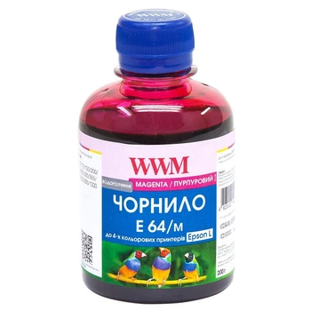Чернила WWM для Epson L110/L210/L355 200г Magenta водорастворимая (E64/M)