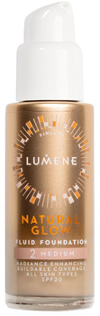 Тональний крем Lumene Natural Glow SPF20 освітлюючий розгладжуючий 2 Medium 30 мл (6412600832631)