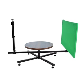 Поворотна платформа стіл що обертається Massa з кріпленням і фоном D=40 cm