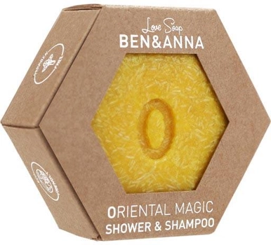 Shampon i żel pod prysznic Ben & Anna w kostce oriental magic 60 g (4260491222022)