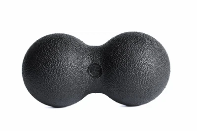 Мяч массажный двойной мфр для спины и тела Peanut Double Ball 16х8 см Black 11336788