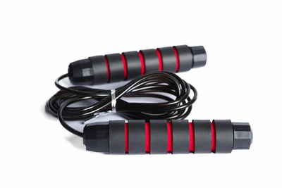 Скакалка скоростная с противоскользящими ручками на подшипниках 2,7 м Black/Red 11519542