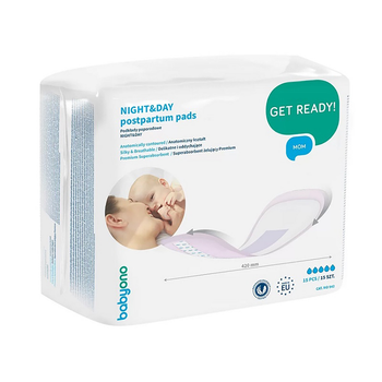 Прокладки післяпологові 15 шт BabyOno DAY & NIGHT (5901435413401)