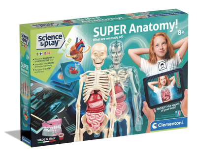 Zestaw do eksperymentów naukowych Clementoni Science and Play Super Anatomy (8005125788262)