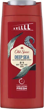 Гель для душу + шампунь Old Spice 3-в-1 Deep Sea 675 мл (8006540651018 / 8700216011365)