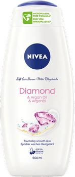 Żel pod prysznic Nivea Care Shower Diamond & Argan Oil pielęgnujący Blask Diamentów 500 ml (9005800282480)