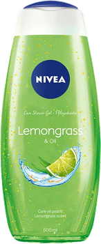 Żel pod prysznic Nivea Care Shower Gel Lemongrass & Oil Trawa Cytrynowa 500 ml (9005800307503)