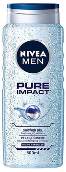 Гель для душу Nivea Men Shower Gel Pure Impact 500 мл (4005808628087)