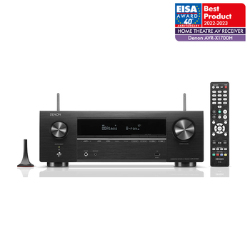 AV Ресивер Denon AVR-X1700H Black (7.2/120 Вт/6-8 Ом/8K/Phono/Wi-Fi/BT)