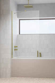 Шторка на ванну Modo New PNJ II Brushed Gold 1000x1500 10006100-99-01 (TM Radaway)