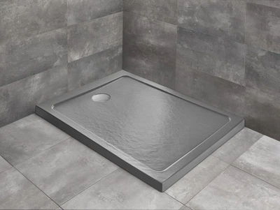 Душовий піддон Doros F 1300x800x55 Stone Anthracite SDRF1380-01-64S (TM Radaway)