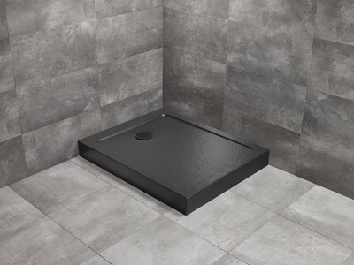 Душовий піддон Doros F Compact 120x90 Stone чорний SDRFP1290-05-54S (TM Radaway)