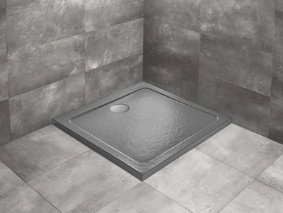 Душовий піддон Doros С 800x800x45 Stone антрацит SDRC8080-01-64S (TM Radaway)