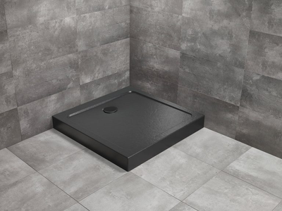 Душовий піддон Doros C Compact 80x80 Stone чорний SDRC8080-05-54S (TM Radaway)