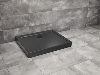 Душовий піддон Doros D Compact 120x100 Stone чорний SDRD1210-05-54S (TM Radaway)