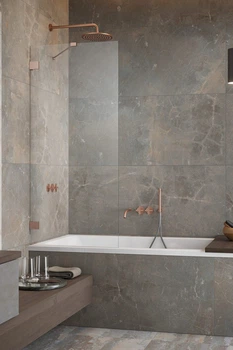 Шторка на ванну Essenza Pro Brushed Copper PNJ II 800x1500 10101080-93-01 (TM Radaway)