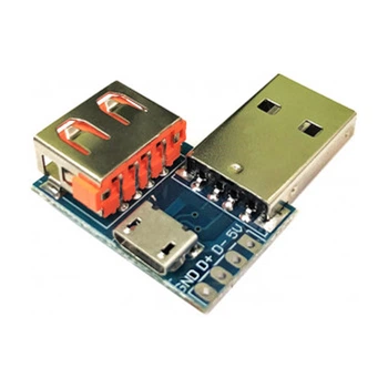 Модуль USB-AM - USB-AF - microUSB [DIST-2982]