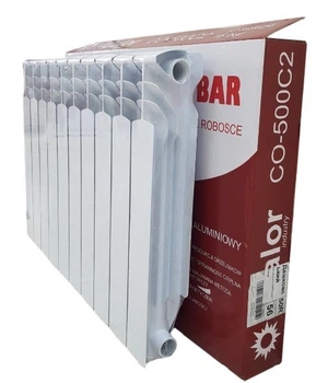Радіатор алюмінієвий CALOR Elegance 500x96 мм 10 секцій.