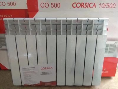 Радіатор алюмінієвий CORSICA CO500 500x78 мм 10 секцій