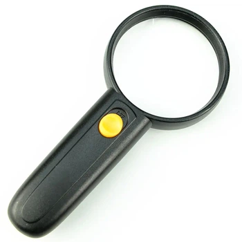Ручная лупа Magnifier MG6B-4A с подсветкой [DIST-2834]
