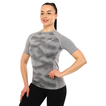 Футболка женская спортивная компрессионная Jason LD-92 размер 2XL (175-180см) Grey