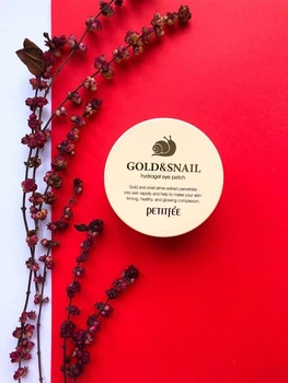 Гідрогелеві патчі для очей із золотом та равликом Petitfee Gold & Snail Hydrogel Eye Patch