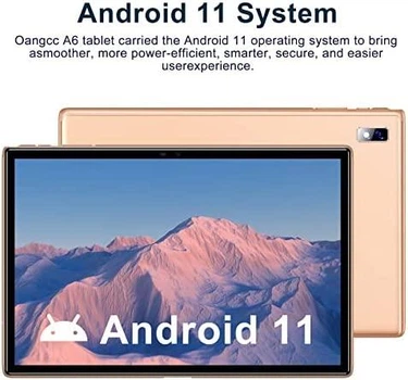 Планшет 10" Oangcc Tab-A6 4/64Gb 8000 mAh Android 12 Gold