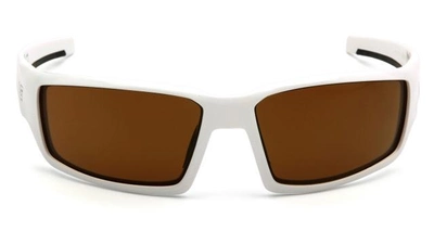 Очки защитные открытые Venture Gear Pagosa White (bronze) Anti-Fog, коричневые
