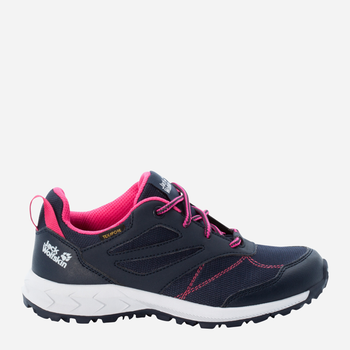 Підліткові кросівки для дівчинки Jack Wolfskin Woodland Texapore Low K 4042162-8333 36 Темно-синій/Рожевий (4064993186994)